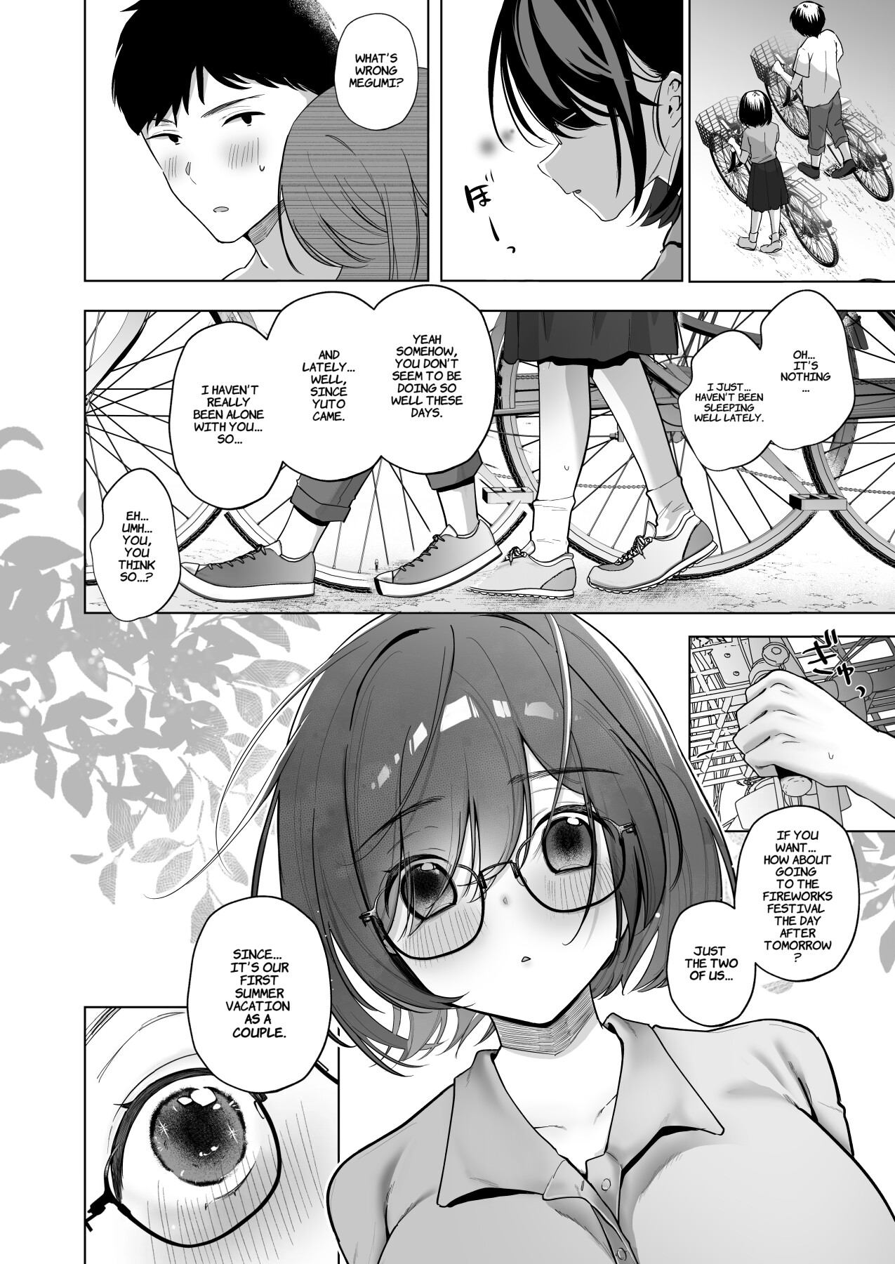 Hentai Manga Comic-My Plain Girlfriend Is That Guy's Personal Fucktoy For The Summer Break-Read-35